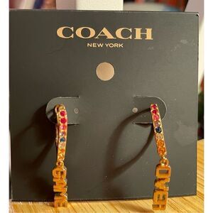 Coach x Pac-man Game Over Earrings Ltd. Ed. NWT